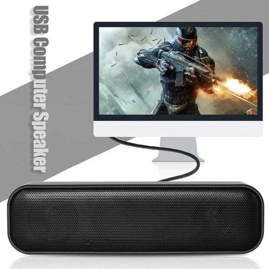 Soundbar Speaker Portable USB Wired Computer TV PC Laptop Desktop Subwoofer Sound Box Music Caixa De Som Bocina Coluna Acoustics