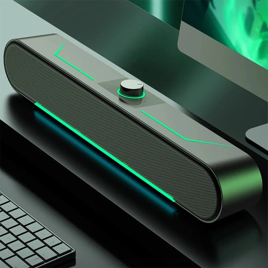 Computer Speaker Surround Soundbar Speaker Wired Loudspeaker Stereo Subwoofer Sound bar for Laptop PC Gamer