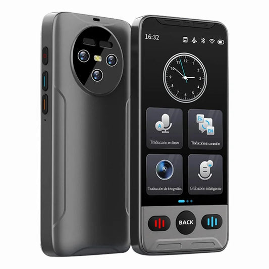 New Smart Accurate Voice Touch Screen Translator Support 142 Languages HD Camera Photo Offline Record TF Card Fast Translation